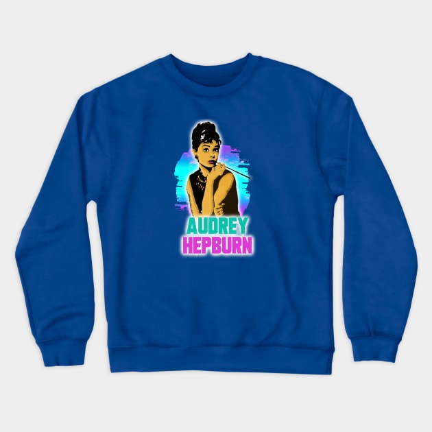 AUDREY HEPBURN Crewneck Sweatshirt by theanomalius_merch